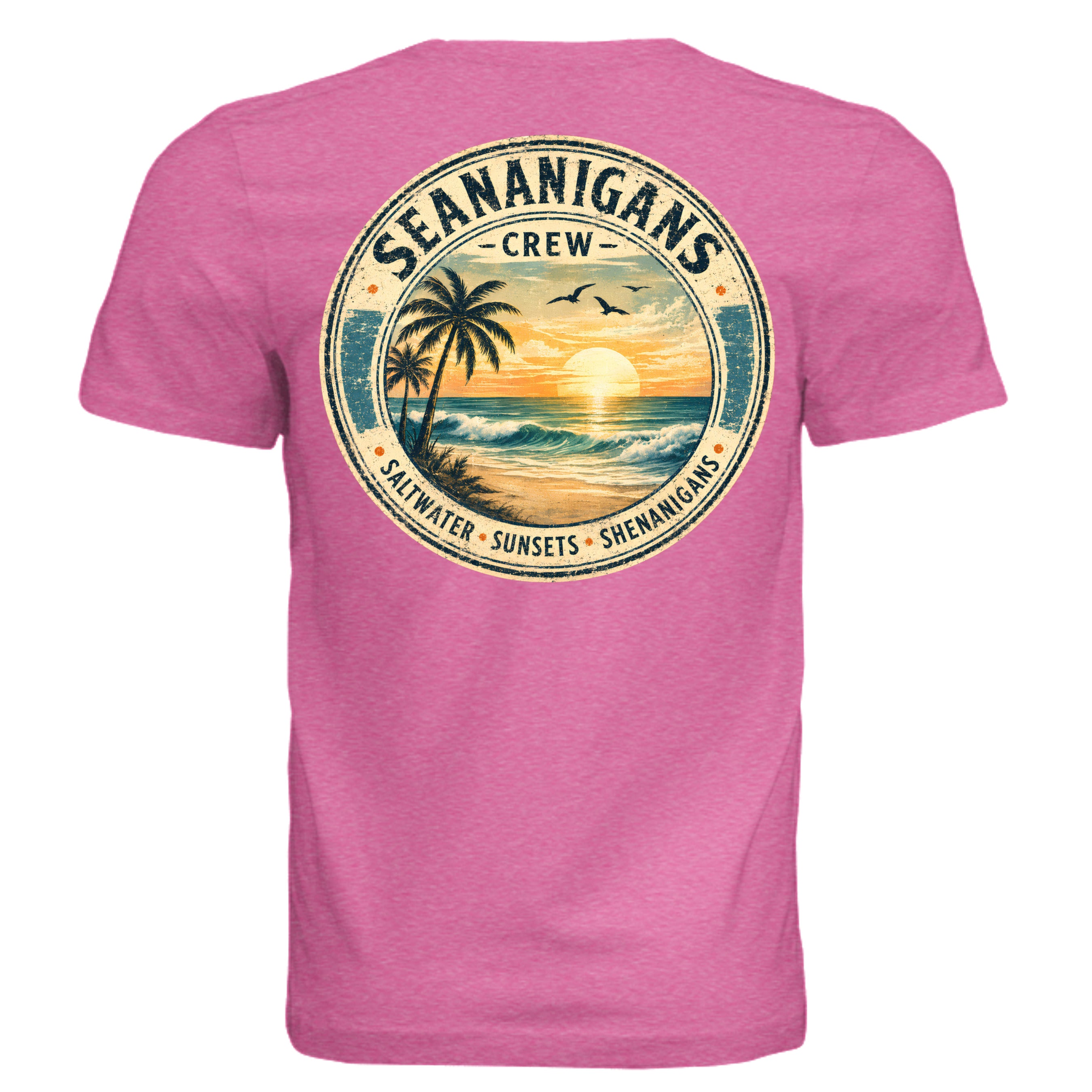 Charity Pink Triblend - 3413C - BACK