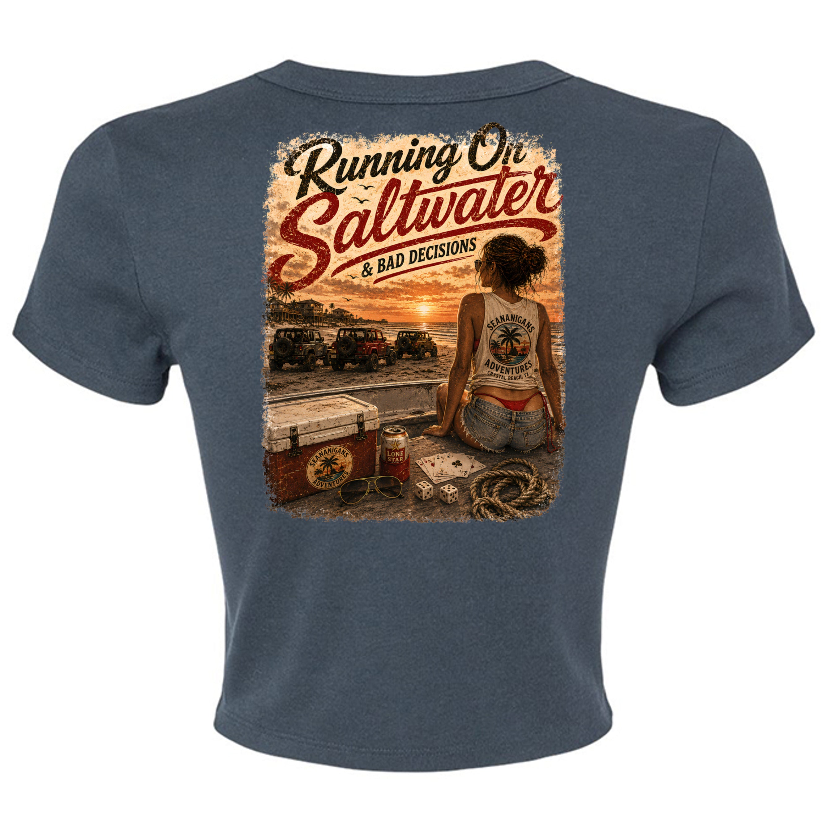 Solid Vintage Navy Blend - 1010BE - BACK