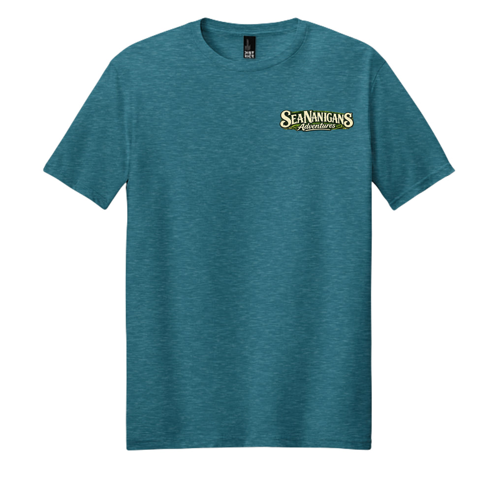Heathered Teal - DM108 - FRONT