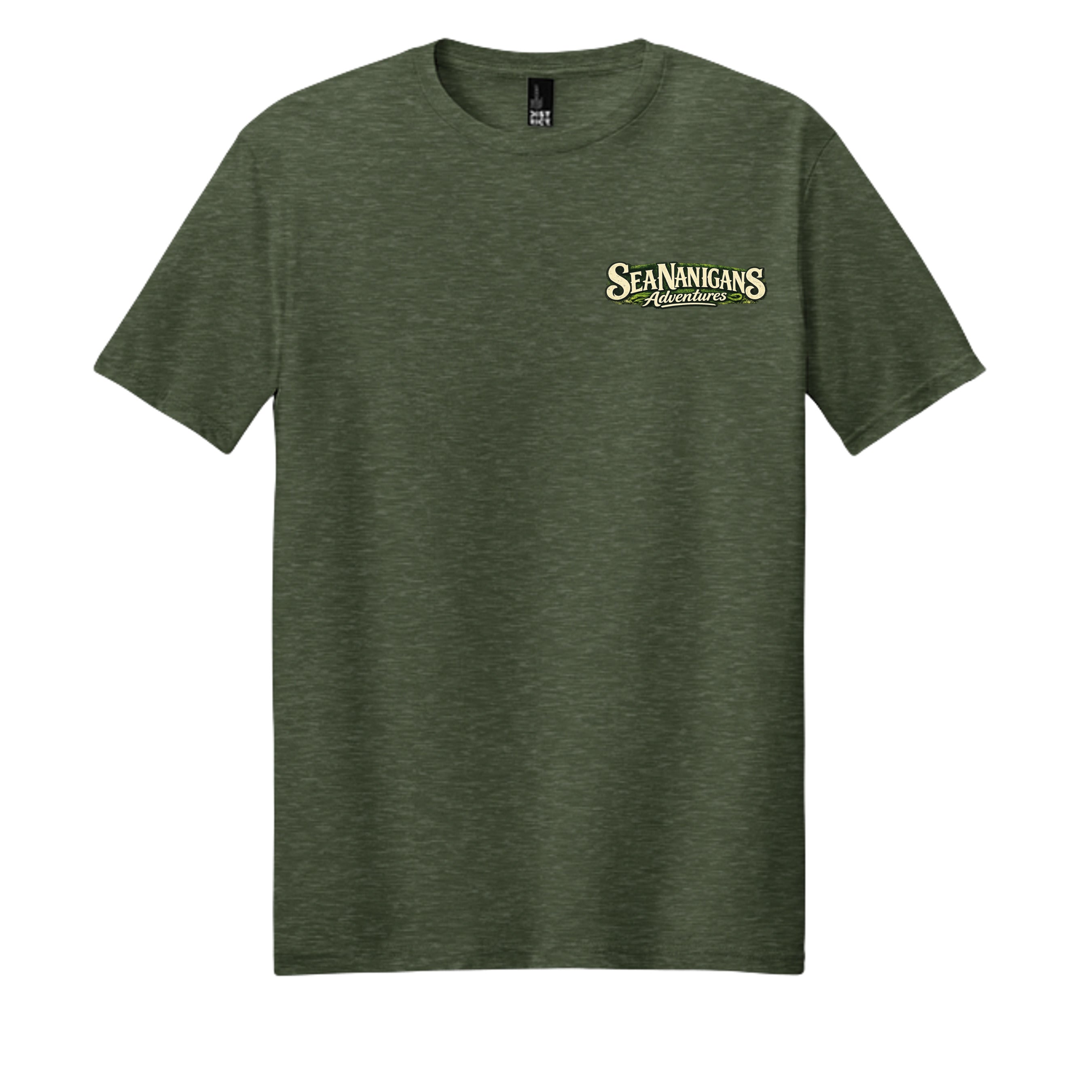 Heathered Forest Green - DM108 - FRONT
